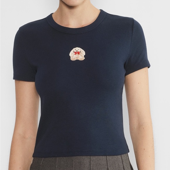 Sunday Best Tops - Aritzia Sunday Best Bunny Tshirt